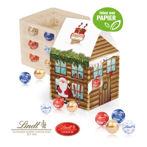 Adventshaus &quot;Edition&quot; Mit Lindt Schokolade Mit Papier-Inlay