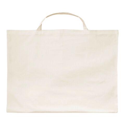 Baumwolltasche Big 70x50 cm kurze Henkel beige | ohne Werbeanbringung | ohne Werbeanbringung
