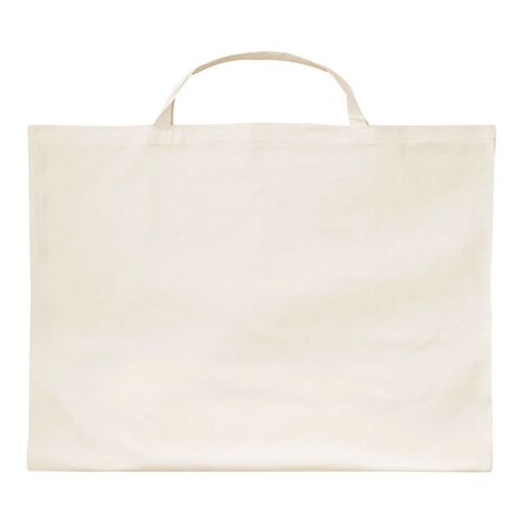 Baumwolltasche Big 70x50 cm kurze Henkel beige | ohne Werbeanbringung | ohne Werbeanbringung