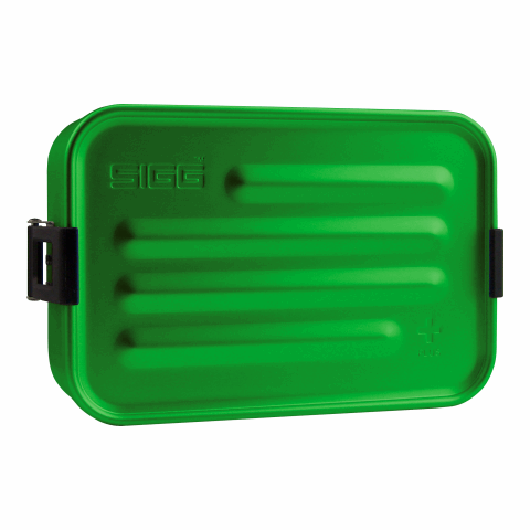 SIGG Lunchbox Plus S grün-schwarz | 2-farbiger Siebdruck