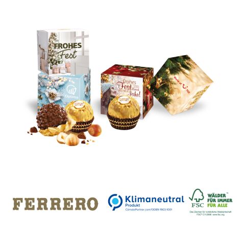Werbewürfel mit Ferrero Rocher, Klimaneutral, FSC® 