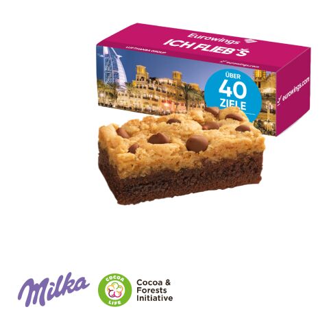 Milka Choco Brownie in Werbebox bunt | ohne Werbeanbringung | 1 Milka Choco Brookie