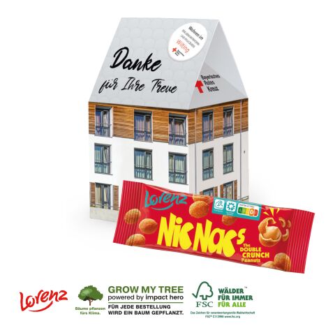 3D Präsent „Haus” bunt | ohne Werbeanbringung | Lorenz Nic Nac´s