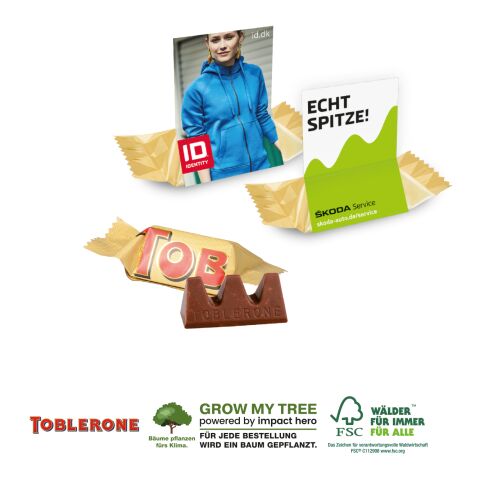 Toblerone Mini Werbeaufsteller bunt | 4C Digital-/Offsetdruck