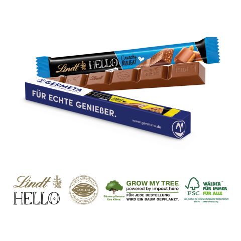Schokoladenstick Lindt Hello bunt | 4C Digital-/Offsetdruck | Schokoladenstick
