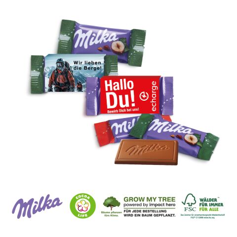 Milka Schokotäfelchen bunt | 4C Digital-/Offsetdruck