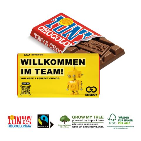 Tony´S Schokoladentafel bunt | 4C Digital-/Offsetdruck