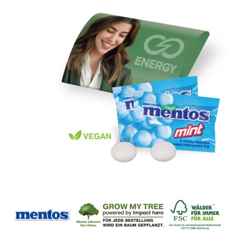 Werbebriefchen „Fresh” bunt | 4C Digital-/Offsetdruck | 1 Mentos mint