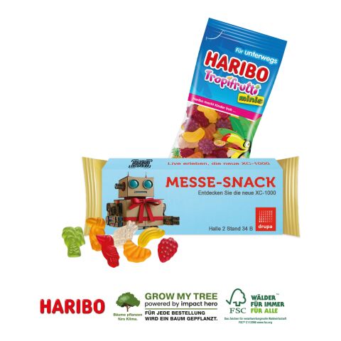 Haribo Goldbären Im Werbeschuber, 75 G bunt | ohne Werbeanbringung | Tropifrutti