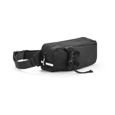 DELFOS POUCH. Gürteltasche aus 300D recyceltem Polyester und 600D recyceltem Polyester schwarz | ohne Werbeanbringung | Nicht verfügbar | Nicht verfügbar | Nicht verfügbar