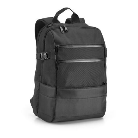 ZIPPERS Laptoprucksack Schwarz | ohne Werbeanbringung | ohne Werbeanbringung