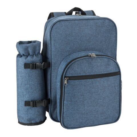 WHITSUNDAY. Picknick-Kühlrucksack aus 600D, recyceltem Polyester, mit hoher Dichte Blau | 1-farbiger Transferdruck