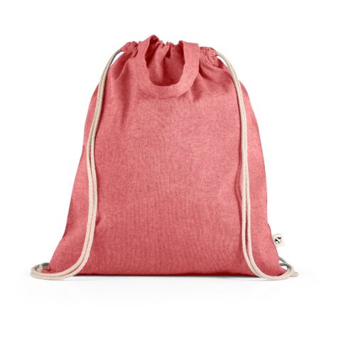RISSANI. Tragetasche/Turnbeutel (2in1) aus recycelter Baumwolle (70%) und polyester (30% rPET) (140 g/m²)