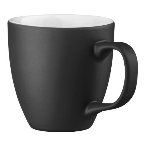 PANTHONY MAT. Becher aus Hydroglasur-Porzellan mit 450 ml Fassungsvermögen Schwarz | ohne Werbeanbringung