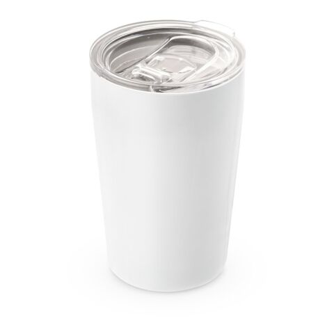 SLIDER. Reisebecher (Sublimation) aus Edelstahl 380 ml weiß | ohne Werbeanbringung | Nicht verfügbar | Nicht verfügbar | Nicht verfügbar