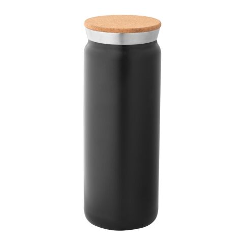 LAVINE 600. 600-ml-Thermosflasche aus rostfreiem Stahl Schwarz | ohne Werbeanbringung
