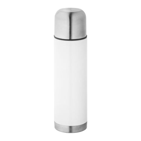 HENDERSON. Edelstahl Thermoskanne -Sublimations 500 ml Weiß | ohne Werbeanbringung