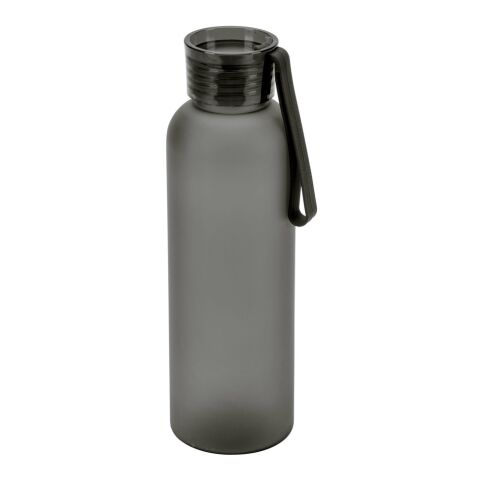 RIO rPET. Trinkflasche (600ml) aus rPET mit matter Oberfläche Schwarz | 1-farbiger Tampondruck