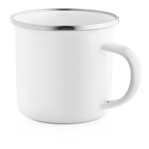 GOTZE SUB. Tasse (350 mL) aus Emaille geeignet für Sublimation weiß | ohne Werbeanbringung | Nicht verfügbar | Nicht verfügbar | Nicht verfügbar