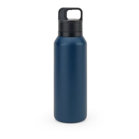 NICKLAUS. Edelstahlflasche (91% recycelt) mit vakuumisolierter Doppelwand 590 mL Dunkelblau