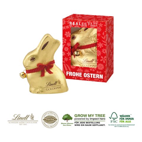 Lindt Goldhase In Werbekartonage bunt | 4C Digital-/Offsetdruck | 50 g