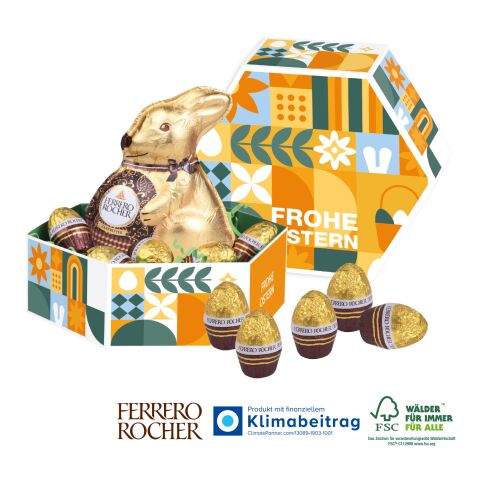 Großes Osternest mit Schokolade von Ferrero Rocher 4C Digital-/Offsetdruck