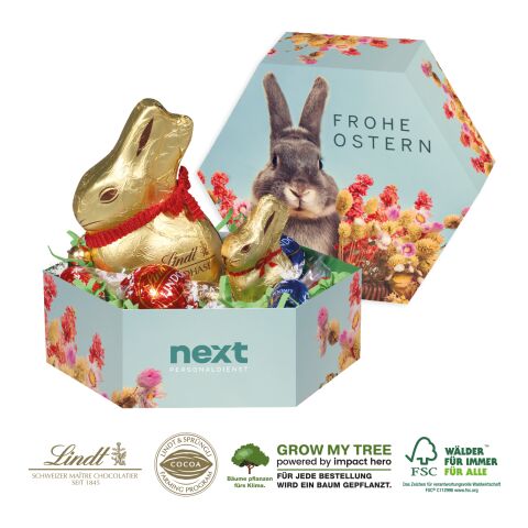 Großes Premium-Osternest Mit Schokolade Von Lindt bunt | 4C Digital-/Offsetdruck