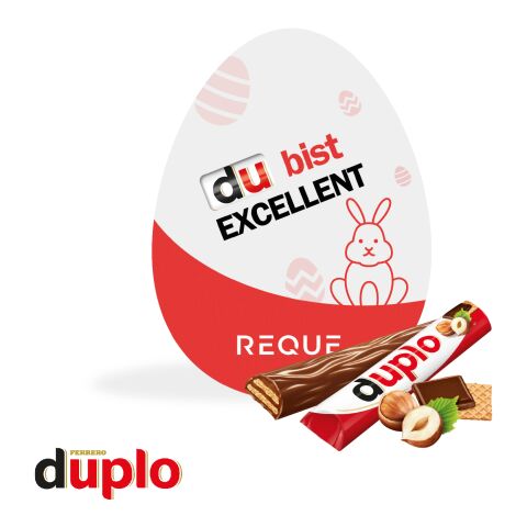 Werbekarte "Osterei" mit duplo bunt | ohne Werbeanbringung