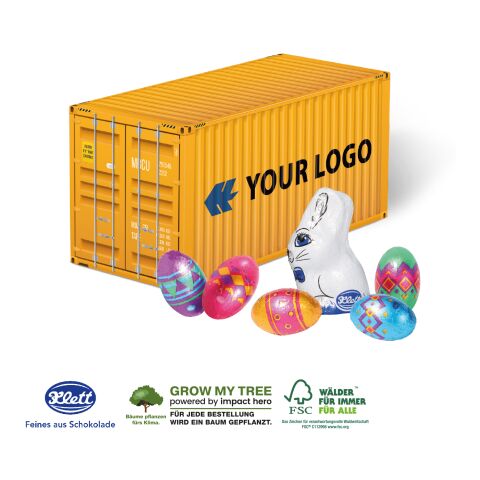 3D Präsent Container Ostern Mit Schokoladenmischung Von Lindt bunt | 4C Digital-/Offsetdruck | Klett