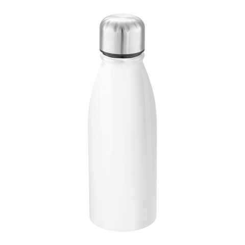 BILLY. Aluminiumflasche sublimations mit Edelstahlverschluss 500 ml Weiß | ohne Werbeanbringung
