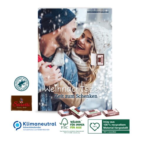 Wand-Adventskalender Business Exklusiv, Klimaneutral, FSC® 