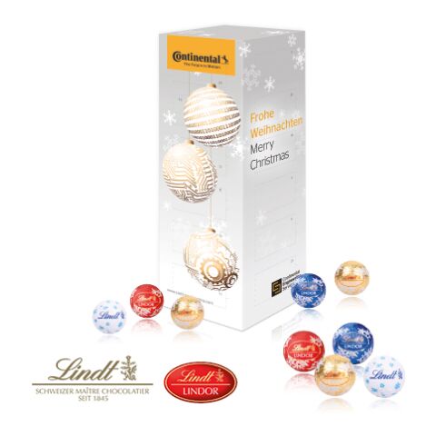 Adventskalender &quot;Turm&quot; Mit Lindt Schokolade