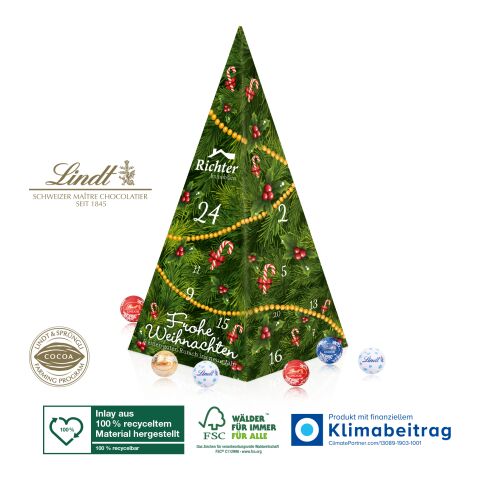 Adventskalender Lindt „Weihnachtspyramide“ 4C Digital-/Offsetdruck