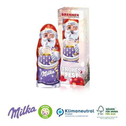 Milka Weihnachtsmann, 50 g, Klimaneutral, FSC®-zertifiziert
