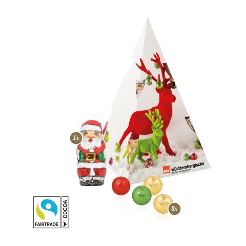 Präsent &quot;Weihnachtsbaum&quot; Mit Fairtrade® Schokolade