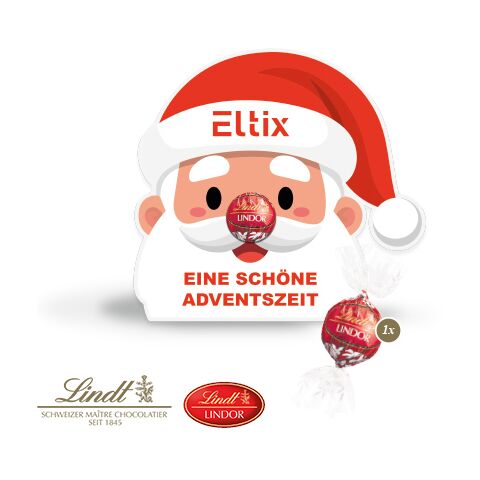 Weihnachtsmann Mit Lindt Lindor Kugel