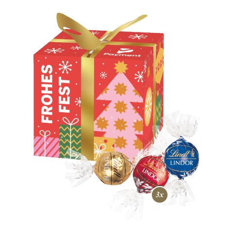 Präsent "Feine Bescherung" mit Lindor Pralinés