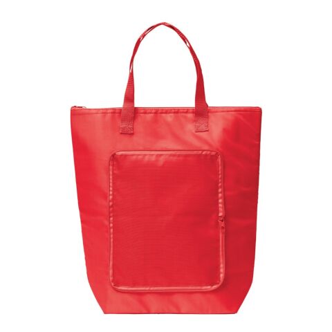 MAYFAIR. Faltbare Kühltasche aus 210D Rot | ohne Werbeanbringung