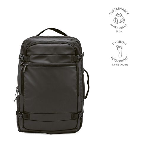 Galindo Rucksack 22L rPET  Schwarz | ohne Werbeanbringung