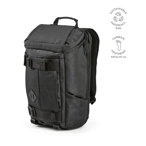 Paso Rucksack 20L rPET  Schwarz | ohne Werbeanbringung