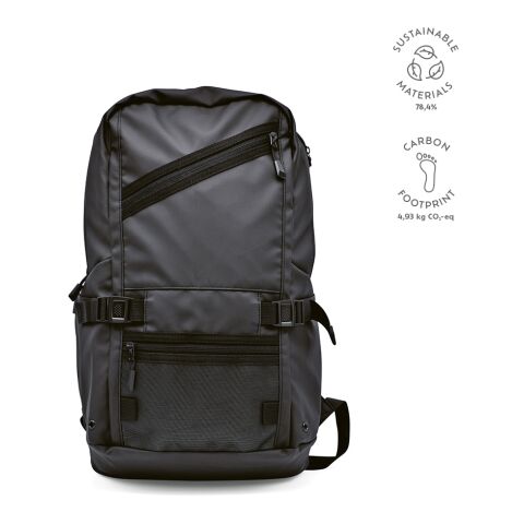 Rivin Rucksack 18L rPET  Schwarz | ohne Werbeanbringung