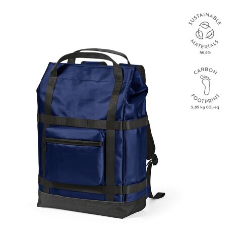 Wellington Rucksack 21L rPET  Blau | ohne Werbeanbringung