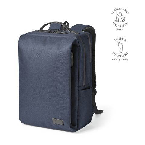 Oslo Rucksack 20L rPET  Blau | ohne Werbeanbringung