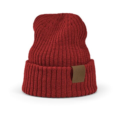 Cobain Mütze aus rPET und Wolle. Mit personalisierbarem Aufnäher