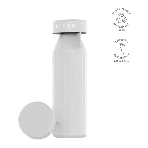 Timeos Trinkflasche recy. Edelstahl 690 ml  Weiß | ohne Werbeanbringung