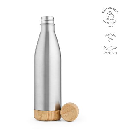 Congo Trinkflasche recy. Edelstahl 780 ml  Silber | ohne Werbeanbringung