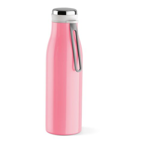 Arkansas 500 Trinkflasche recy.Edelstahl, 495 ml. Mit Tragegriff Hellrosa | ohne Werbeanbringung | Nicht verfügbar | Nicht verfügbar | Nicht verfügbar