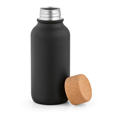 Volga Trinkflasche recy.Edelstahl.Korkdeckel, 530 ml. Auslaufsicher