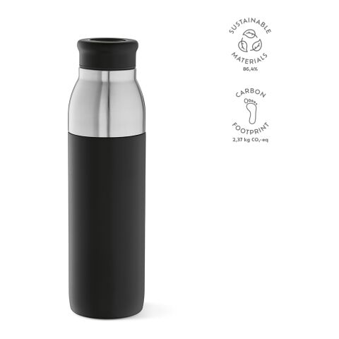 Colorado Trinkflasche recy. Edelstahl 760 ml  Schwarz | ohne Werbeanbringung