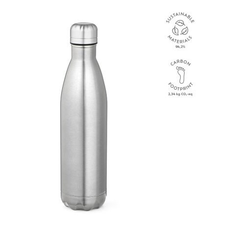 Mississippi 800P Trinkflasche recy.Edelstahl 810 ml  Silber | ohne Werbeanbringung